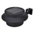 vidaXL Outdoor Solar Fence Lamps 12 pcs LED Black - Image 3