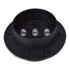vidaXL Outdoor Solar Fence Lamps 12 pcs LED Black - Image 5