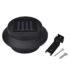 vidaXL Outdoor Solar Fence Lamps 12 pcs LED Black - Image 8