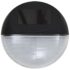 vidaXL Outdoor Solar Wall Lamps LED 24 pcs Round Black - Image 5