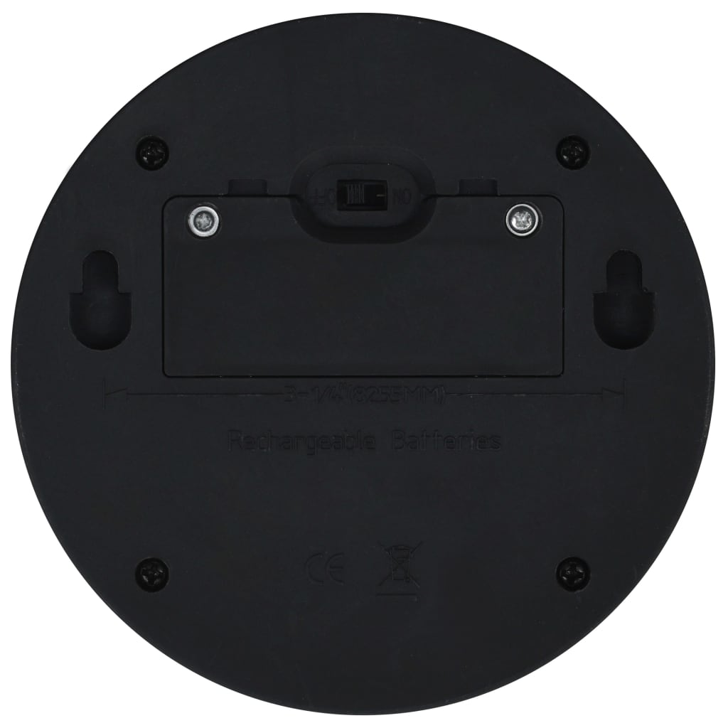 8719883695990_g_en_hd_7 vidaXL Outdoor Solar Wall Lamps LED 24 pcs Round Black - Image 8