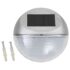 vidaXL Outdoor Solar Wall Lamps LED 24 pcs Round Silver - Image 2
