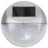 vidaXL Outdoor Solar Wall Lamps LED 24 pcs Round Silver - Image 4