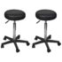 vidaXL Office Stools 2 pcs Black 35.5x84 cm Faux Leather