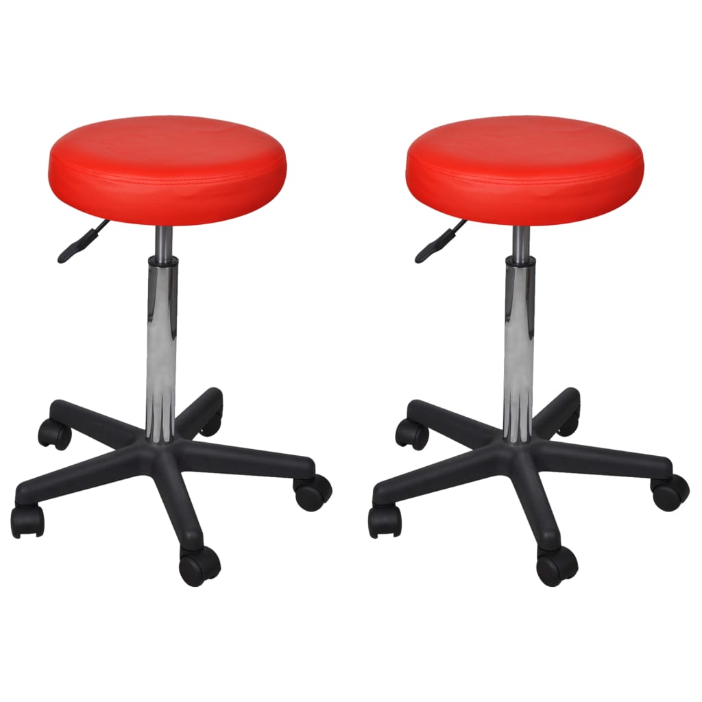 8719883699721_a_en_hd_1 vidaXL Office Stools 2 pcs Red 35.5x84 cm Faux Leather - Image 1