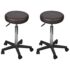 vidaXL Office Stools 2 pcs Brown 35.5x84 cm Faux Leather