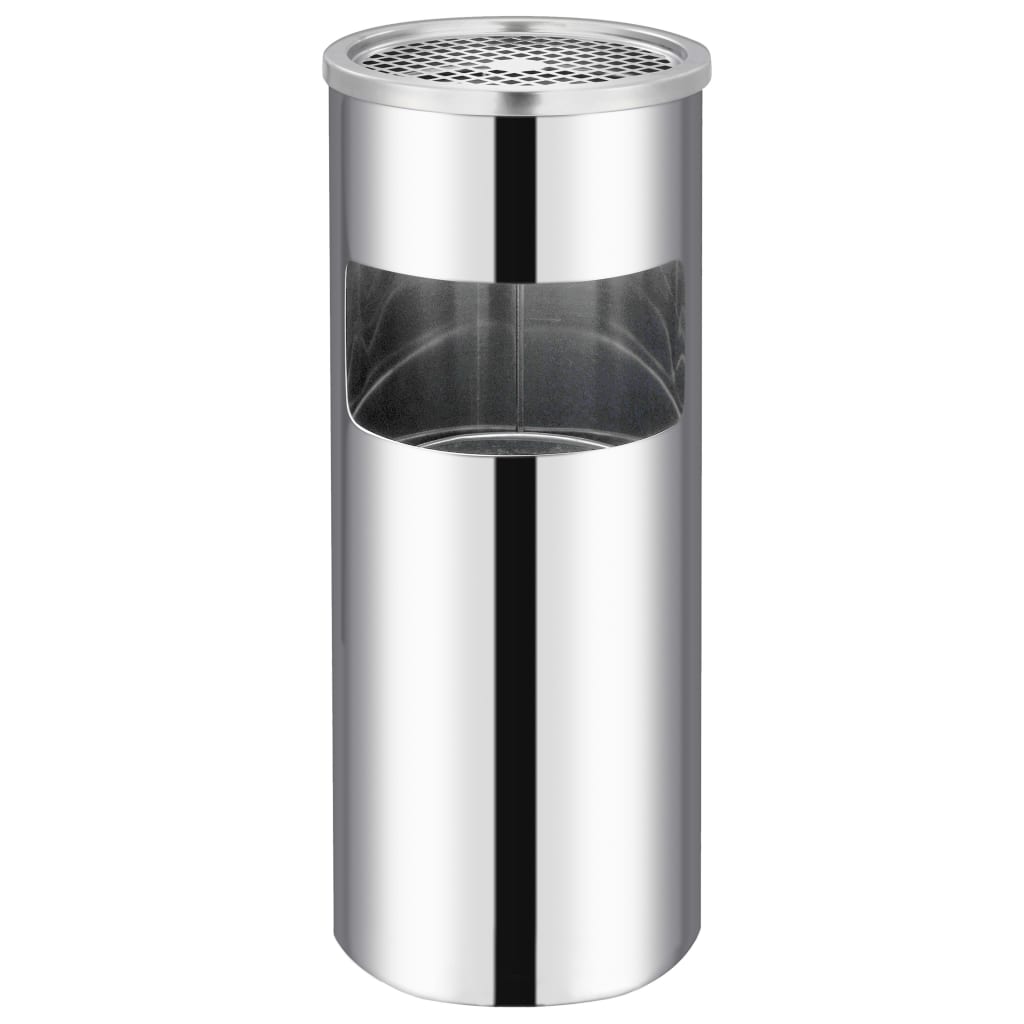 8719883705231_g_en_hd_1 vidaXL Ashtray Dustbin Hotel 30 L Stainless Steel - Image 2