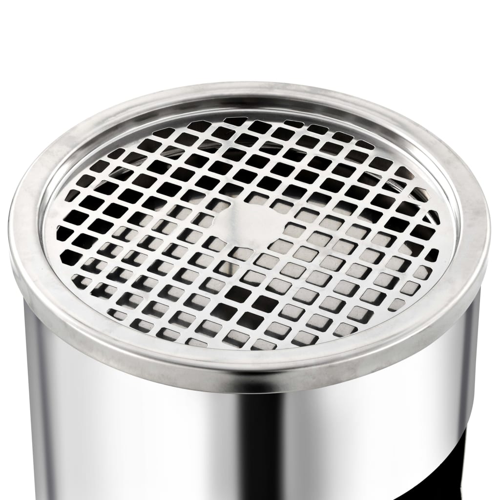 8719883705231_g_en_hd_3 vidaXL Ashtray Dustbin Hotel 30 L Stainless Steel - Image 4