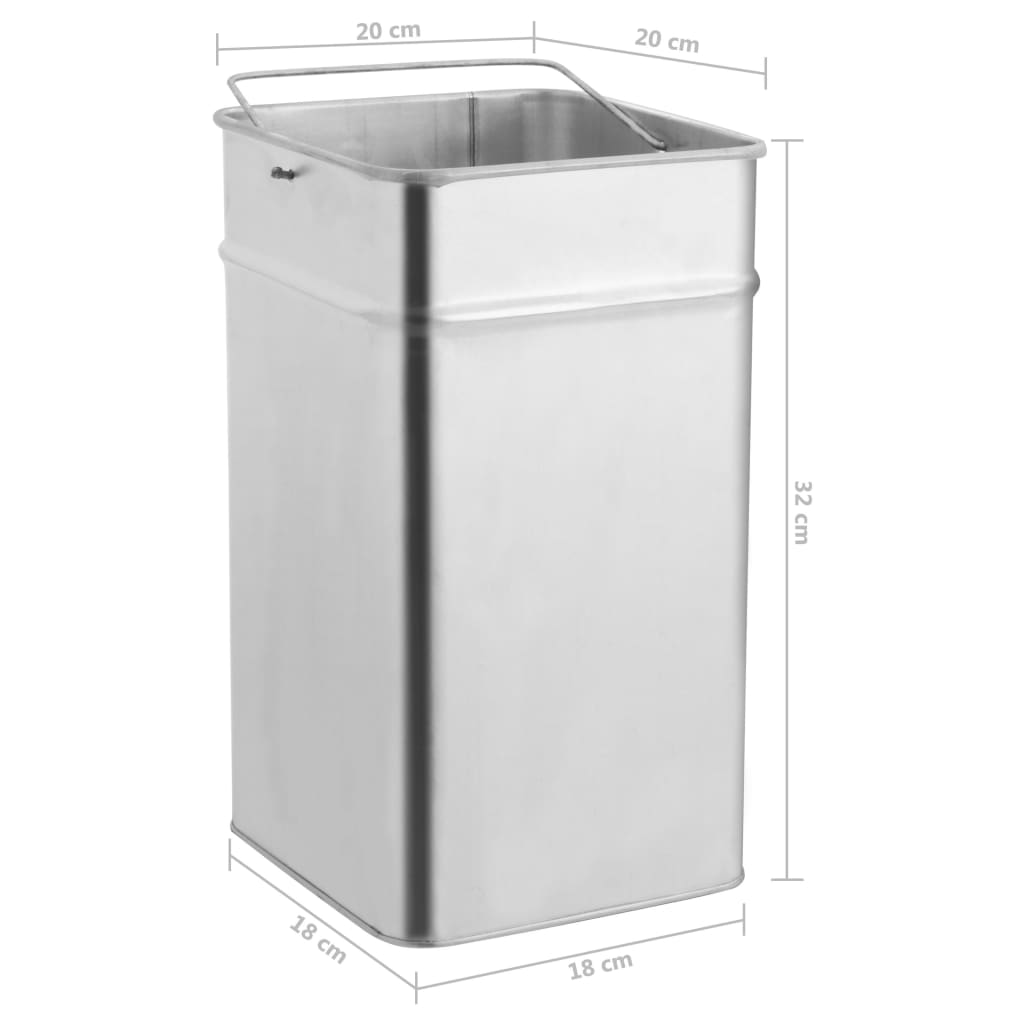 8719883705279_g_en_hd_8 vidaXL Ashtray Dustbin Hotel 36 L Steel Black - Image 9