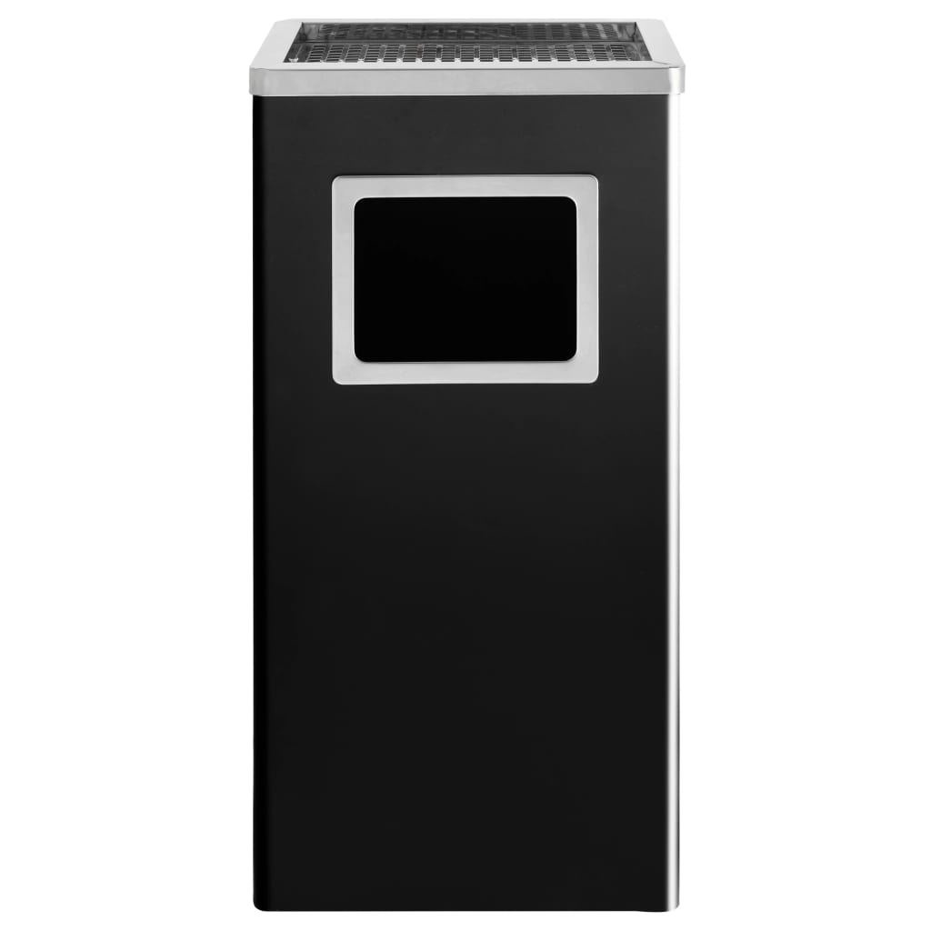 8719883705293_g_en_hd_1 vidaXL Ashtray Dustbin Hotel 45 L Steel Black - Image 2