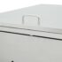 vidaXL Double Wheelie Bin Shed 240 L Stainless Steel - Image 6