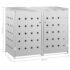 vidaXL Double Wheelie Bin Shed 240 L Stainless Steel - Image 9