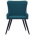 vidaXL Dining Chairs 2 pcs Blue Velvet - Image 3