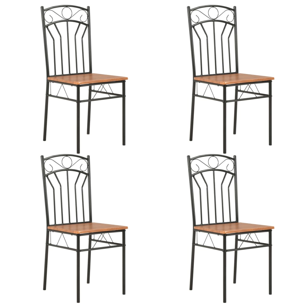8719883708744_a_en_hd_1 vidaXL Dining Chairs 4 pcs Brown MDF - Image 1