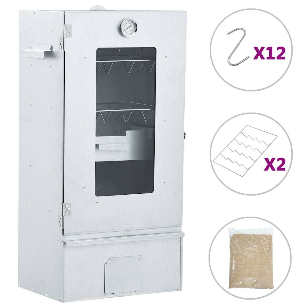 8719883710129_g_en_hd_8 vidaXL BBQ Oven Smoker with 1kg Wood Chips 44.5x29x83 cm - Image 9