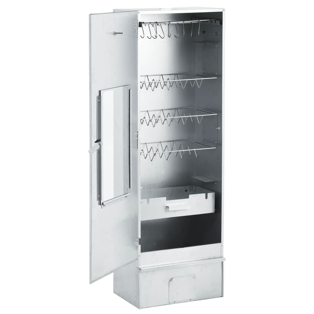 8719883710136_g_en_hd_4 vidaXL BBQ Oven Smoker with 1kg Wood Chips 44.5x29x124 cm - Image 5