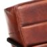 vidaXL Armchair Dark Brown Real Leather - Image 5