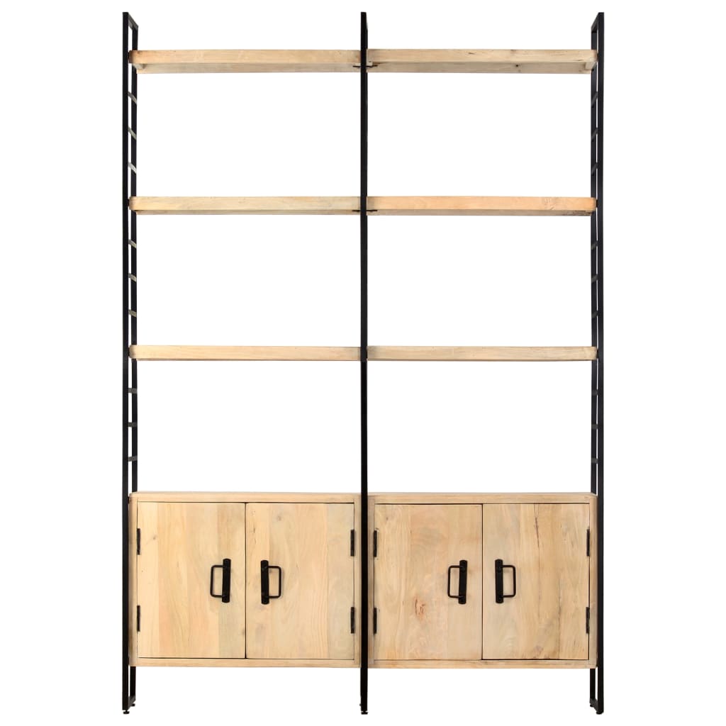 8719883711829_g_en_hd_1 vidaXL 4-Tier Bookcase 124x30x180 cm Solid Mango Wood - Image 2