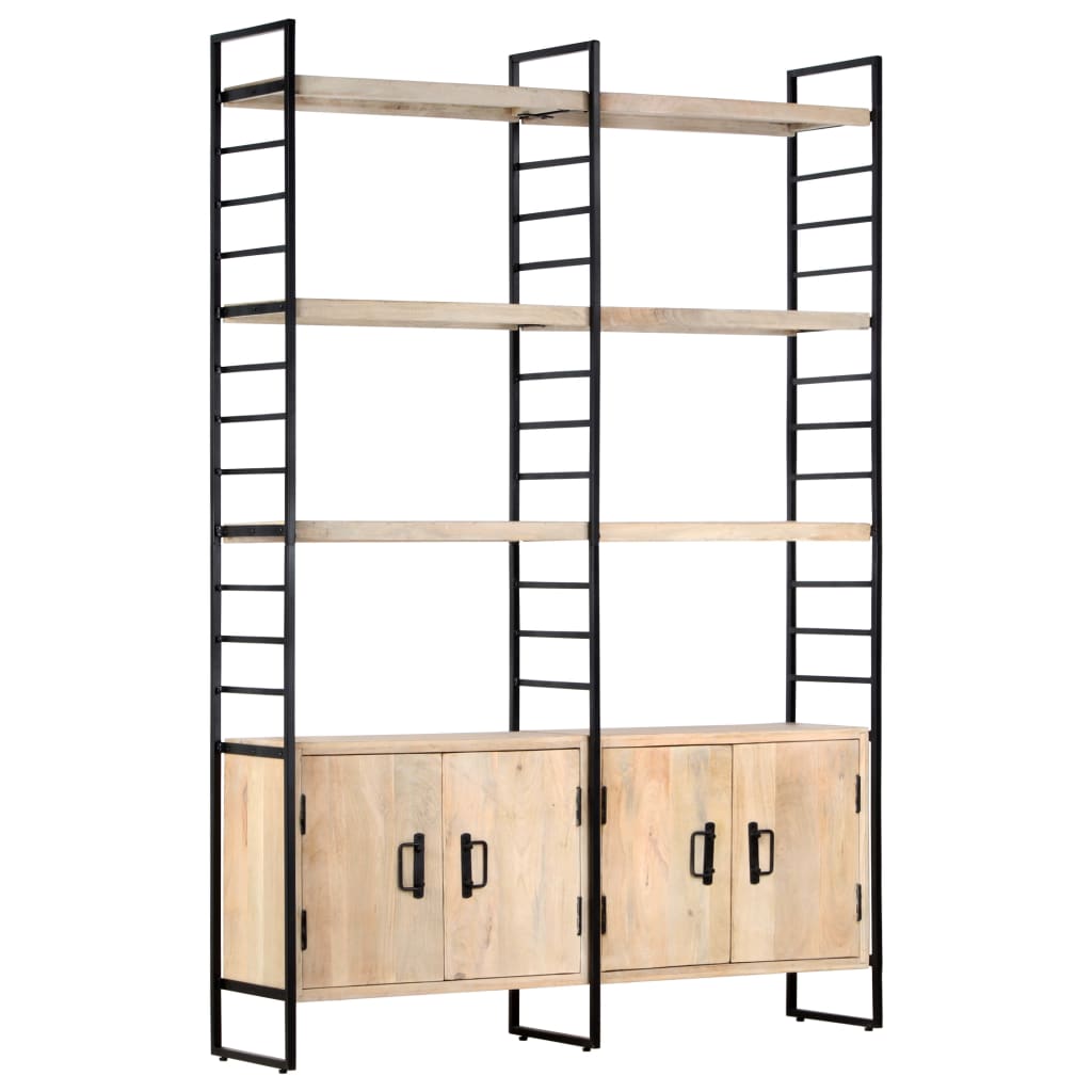 8719883711829_g_en_hd_10 vidaXL 4-Tier Bookcase 124x30x180 cm Solid Mango Wood - Image 12