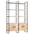 vidaXL 4-Tier Bookcase 124x30x180 cm Solid Mango Wood - Image 13
