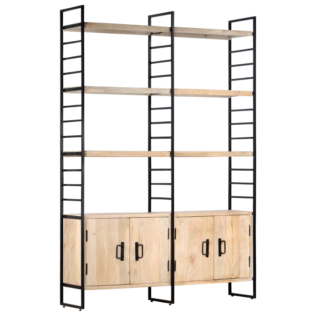 8719883711829_g_en_hd_11 vidaXL 4-Tier Bookcase 124x30x180 cm Solid Mango Wood - Image 13