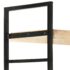 vidaXL 4-Tier Bookcase 124x30x180 cm Solid Mango Wood - Image 7