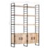 vidaXL 4-Tier Bookcase 124x30x180 cm Solid Mango Wood - Image 10