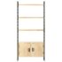 vidaXL 4-Tier Bookcase 80x30x180 cm Solid Mango Wood - Image 2