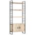vidaXL 4-Tier Bookcase 80x30x180 cm Solid Mango Wood - Image 12