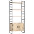 vidaXL 4-Tier Bookcase 80x30x180 cm Solid Mango Wood - Image 13