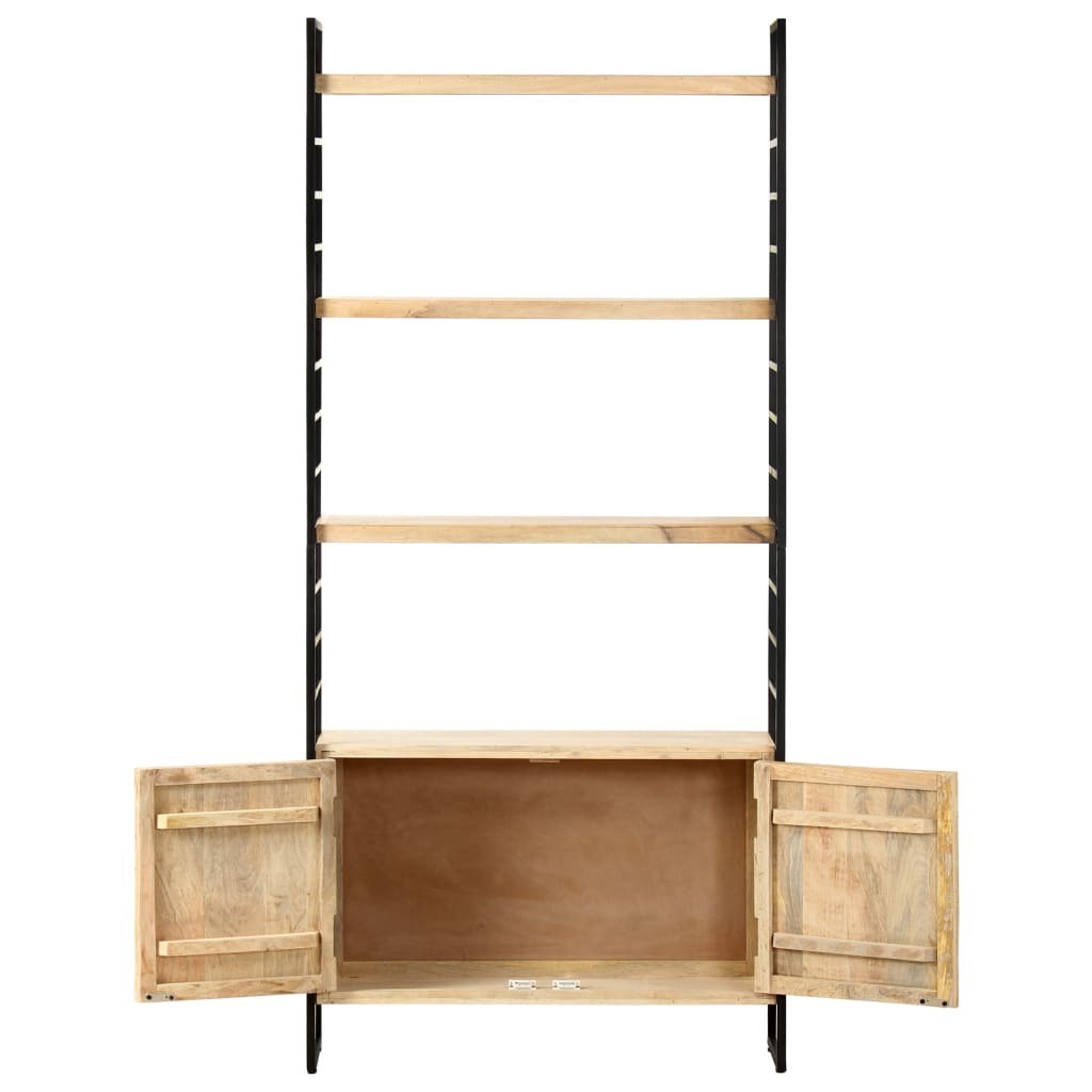 8719883711867_g_en_hd_2 vidaXL 4-Tier Bookcase 80x30x180 cm Solid Mango Wood - Image 4