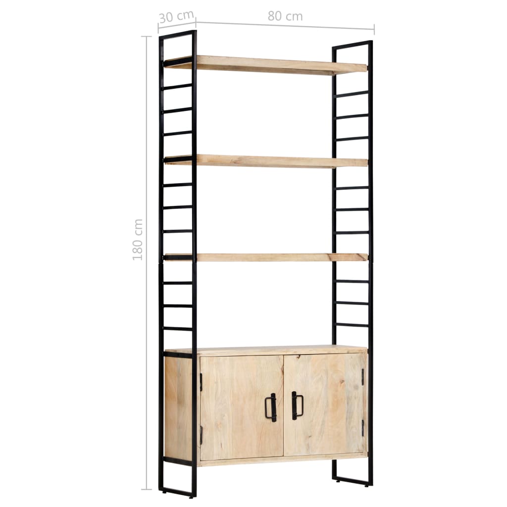 8719883711867_g_en_hd_8 vidaXL 4-Tier Bookcase 80x30x180 cm Solid Mango Wood - Image 10