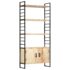vidaXL 4-Tier Bookcase 80x30x180 cm Solid Mango Wood - Image 11