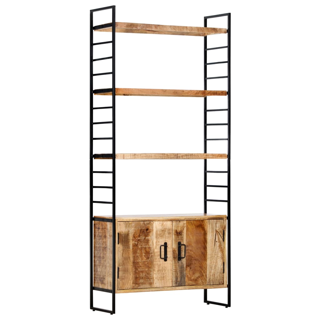 8719883711874_a_en_hd_1 vidaXL 4-Tier Bookcase 80x30x180 cm Rough Mango Wood - Image 1