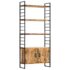 vidaXL 4-Tier Bookcase 80x30x180 cm Rough Mango Wood - Image 13