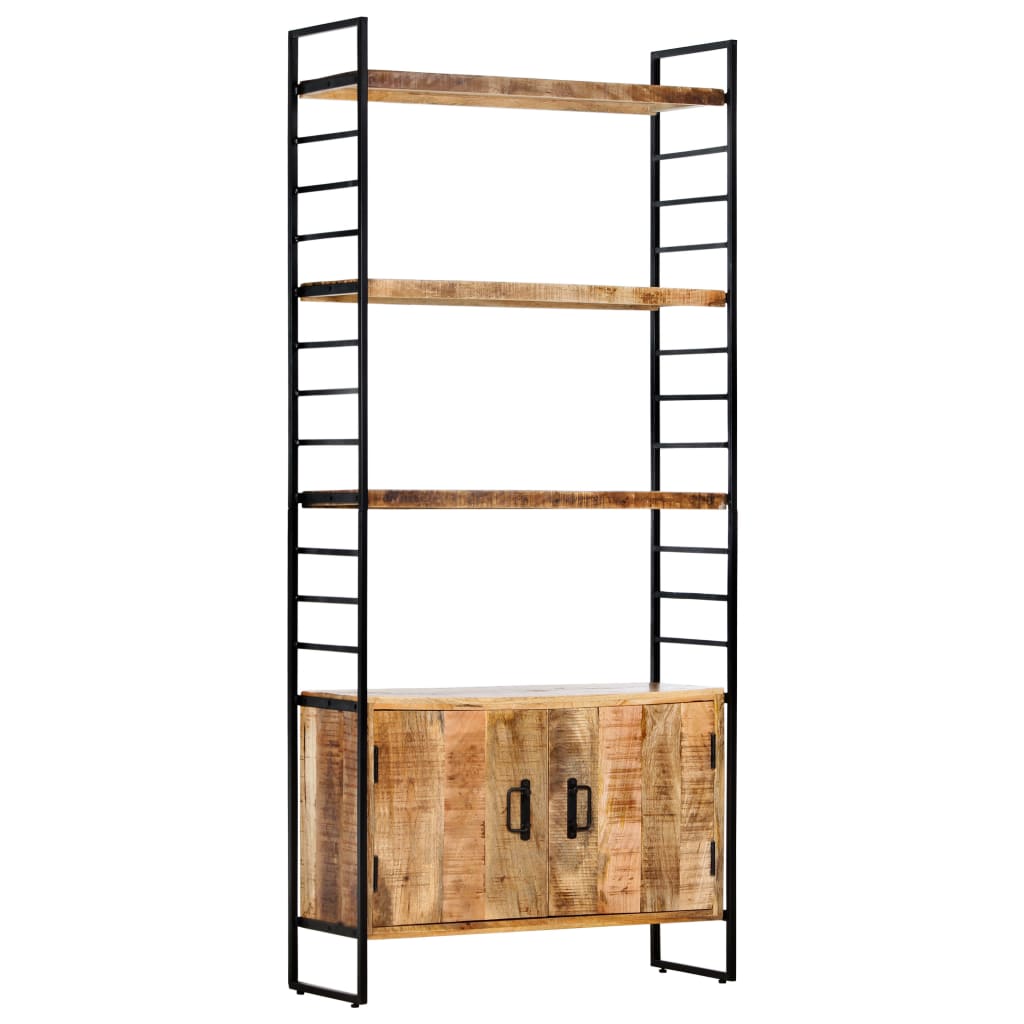 8719883711874_g_en_hd_11 vidaXL 4-Tier Bookcase 80x30x180 cm Rough Mango Wood - Image 13
