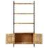 vidaXL 4-Tier Bookcase 80x30x180 cm Rough Mango Wood - Image 4