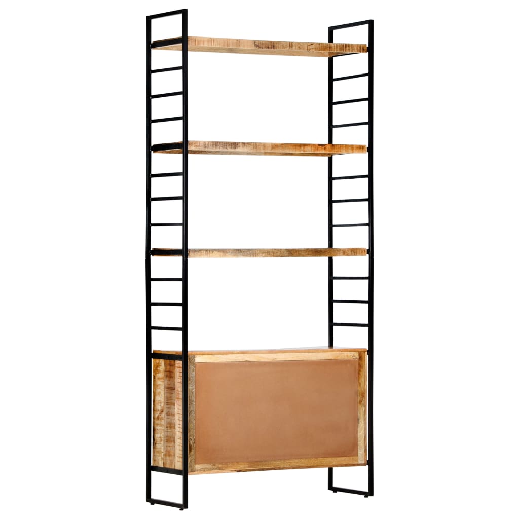 8719883711874_g_en_hd_3 vidaXL 4-Tier Bookcase 80x30x180 cm Rough Mango Wood - Image 5