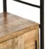 vidaXL 4-Tier Bookcase 80x30x180 cm Rough Mango Wood - Image 9