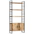 vidaXL 4-Tier Bookcase 80x30x180 cm Rough Mango Wood - Image 11