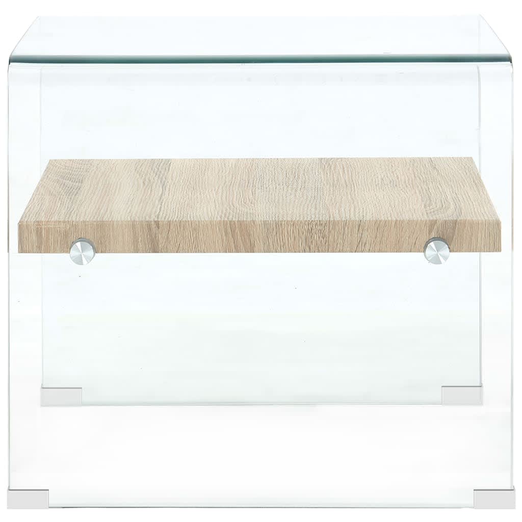 8719883714226_g_en_hd_3 vidaXL Coffee Table Clear 50x50x45 cm Tempered Glass - Image 4