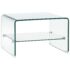 vidaXL Coffee Table Clear 50x45x33 cm Tempered Glass