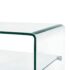 vidaXL Coffee Table Clear 50x45x33 cm Tempered Glass - Image 4