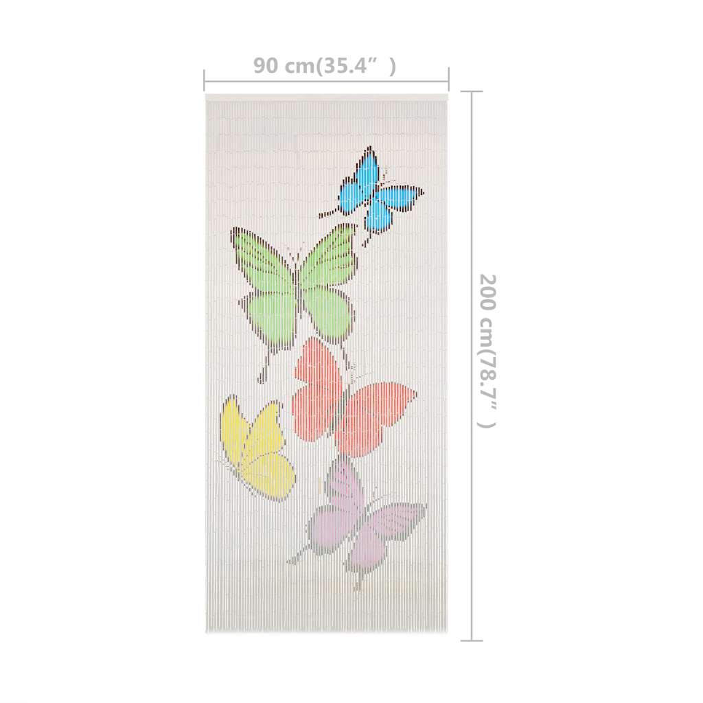 8719883719016_g_en_hd_5 vidaXL Insect Door Curtain Bamboo 90x200 cm - Image 6