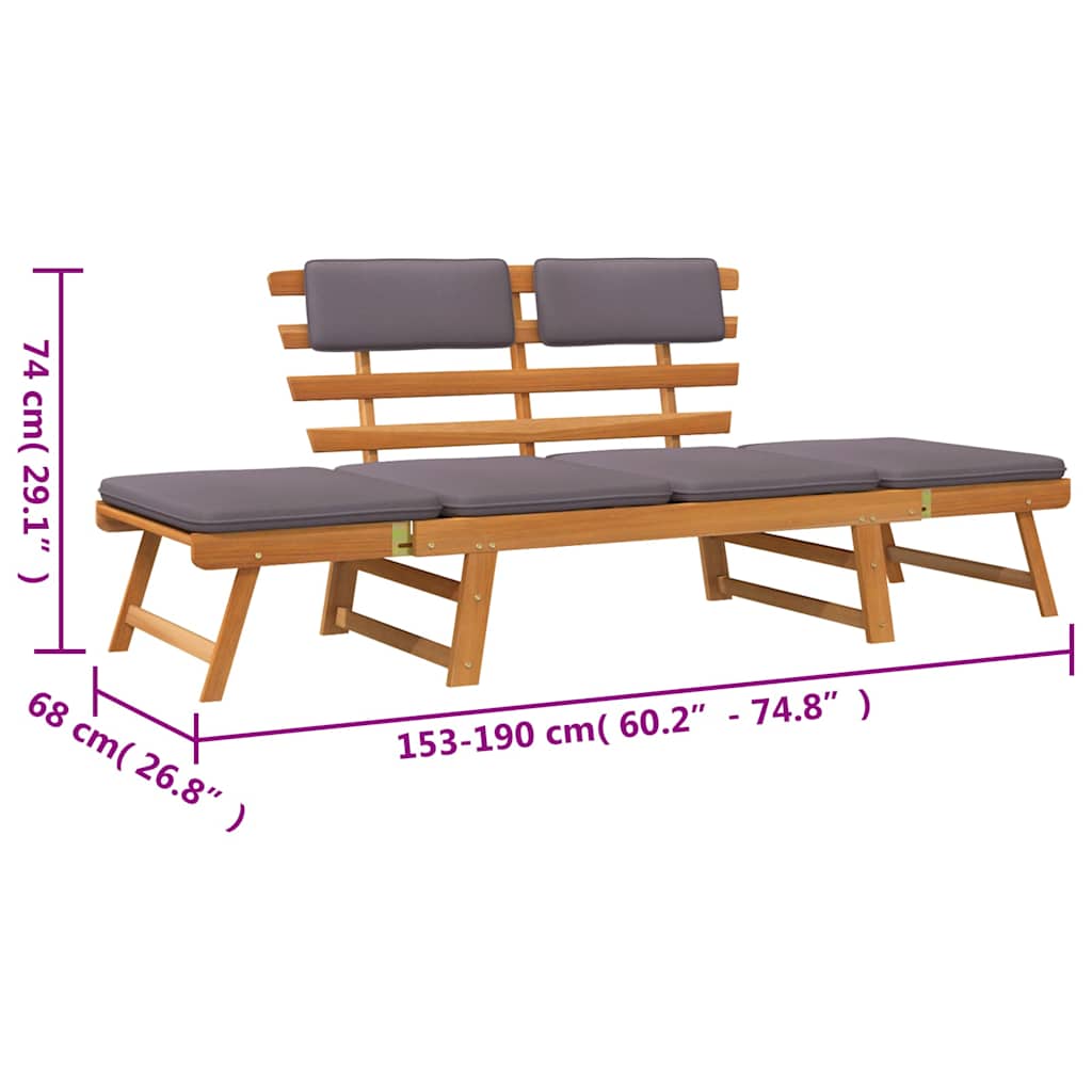 8719883719061_g_en_hd_8 vidaXL 2-in-1 Garden Daybed with Cushion 190 cm Solid Acacia Wood - Image 10