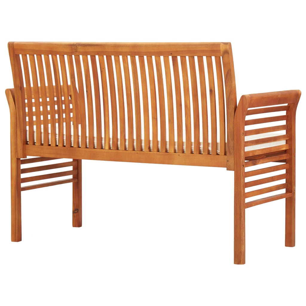 8719883719139_g_en_hd_3 vidaXL 2-Seater Garden Bench with Cushion 120 cm Solid Acacia Wood - Image 4