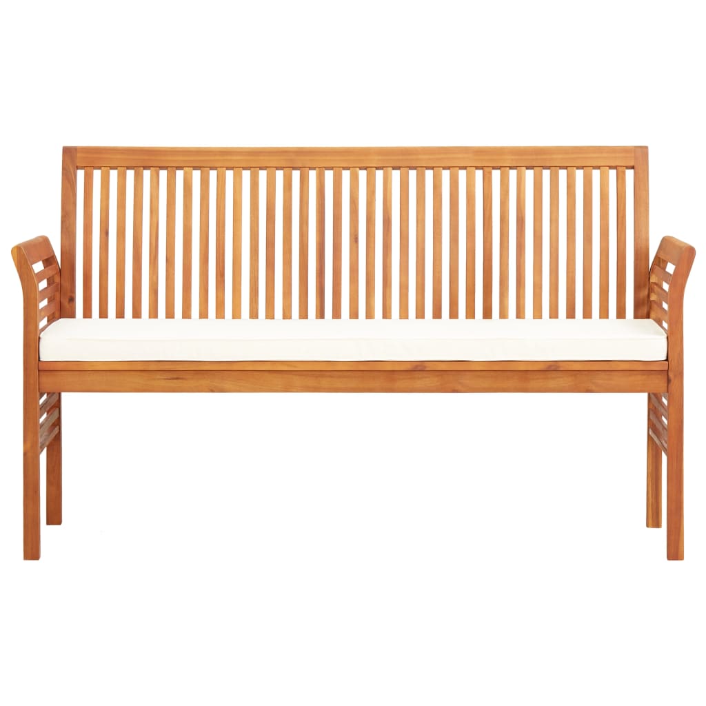8719883719146_g_en_hd_1 vidaXL 3-Seater Garden Bench with Cushion 150 cm Solid Acacia Wood - Image 2