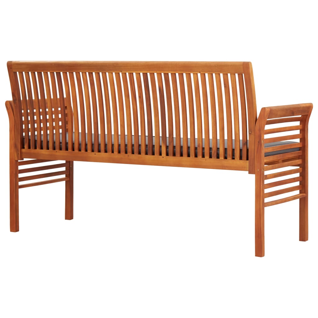 8719883719191_g_en_hd_3 vidaXL 3-Seater Garden Bench with Cushion 150 cm Solid Acacia Wood - Image 4