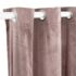 vidaXL Blackout Curtain with Metal Rings Velvet Antique Pink 290x245 cm - Image 4