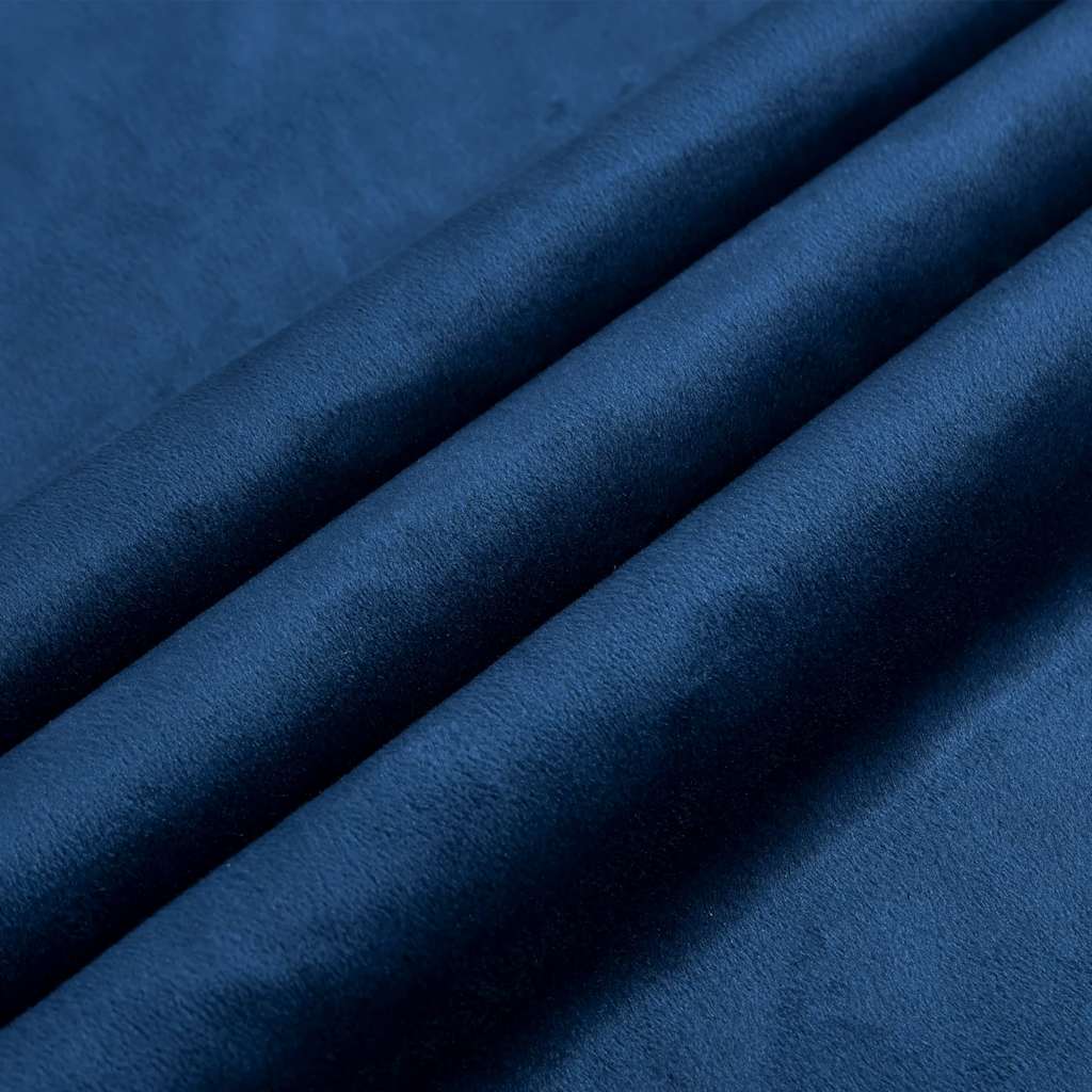 8719883721064_g_en_hd_3 vidaXL Blackout Curtain with Metal Rings Velvet Dark Blue 290x245 cm - Image 5